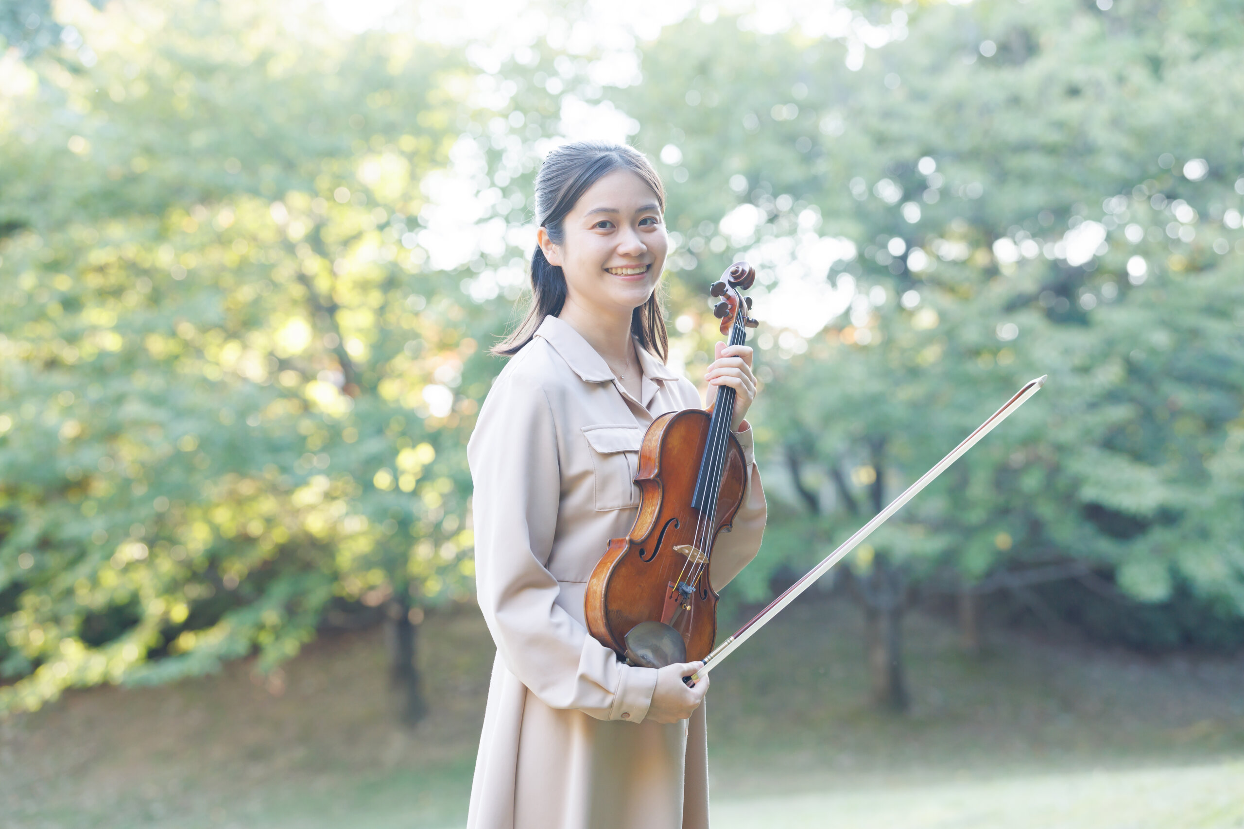 日本センチュリー交響楽団第1ヴァイオリン奏者・古関奏絵さん「主旋律を弾くだけでなく、アンサンブル力を大切にしたい」