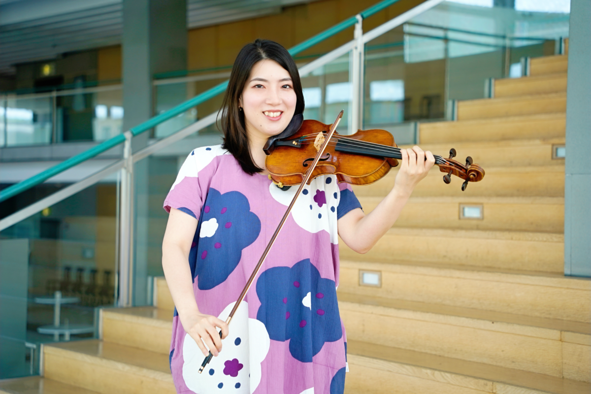 京都市交響楽団ソロ・コンサートマスター会田莉凡さん「オーケストラで弾くことはずっと続けていきたい」