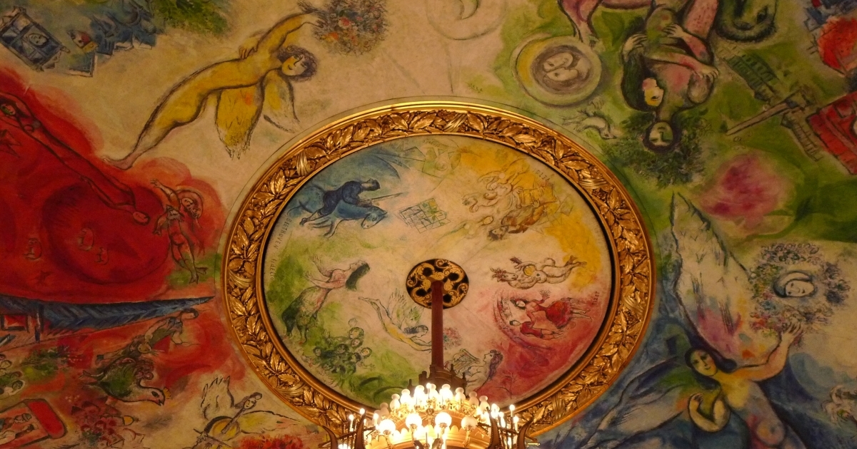 パリ・オペラ座の天井画――シャガールとマルロー、2人の友情が彩った音楽の殿堂