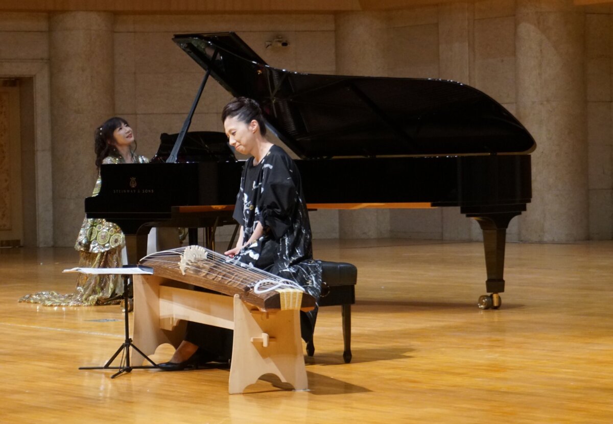 丸田美紀と磯村由紀子が箏とピアノで日本の四季を表現！ 日本の美を幅広く届ける