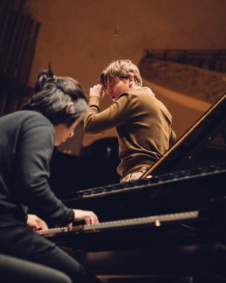 マケラとイム・ユンチャン © Orchestre de Paris