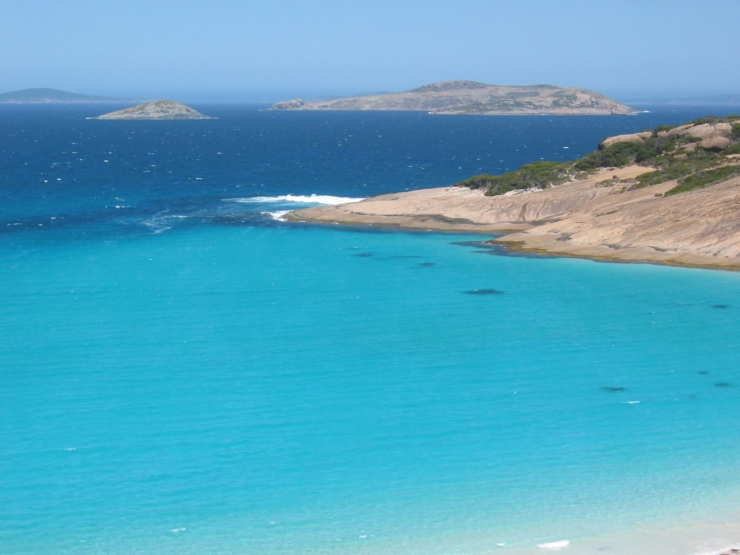 エスペランスの海。これを目の前で見たときには本当に息をのみました。