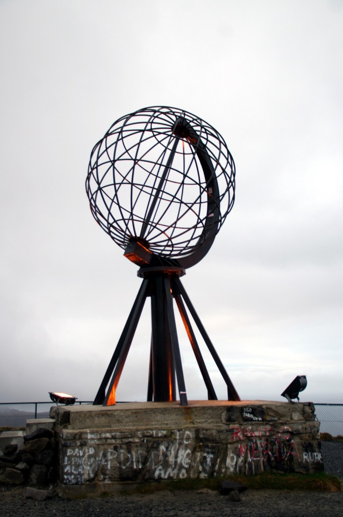 ヨーロッパ最北の岬、ノルウェーのノールカップ
